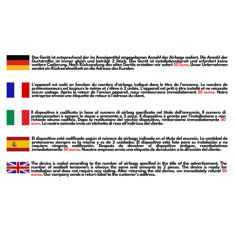 65.77-6908896 Centralina ECU Sensore Airbag BMW Z3 CABRIO 2 AIRBAGS - Immagine 2 di 4