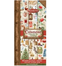 Stamperia HOME FOR THE HOLIDAYS 6x12 Collectables 10 Double Sided