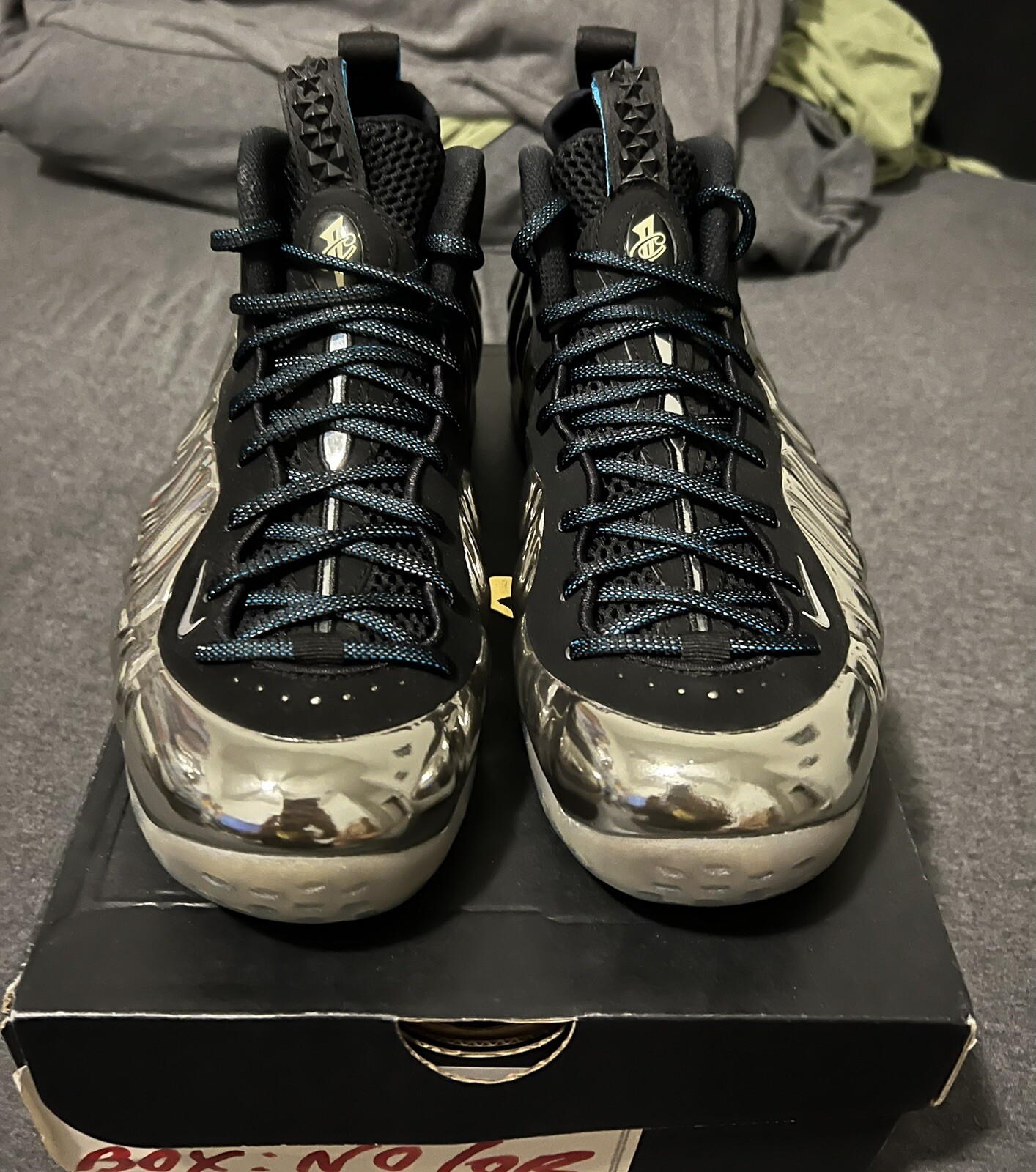 Size 9 Nike Air Foamposite One QS All Star Chromeposite 2015