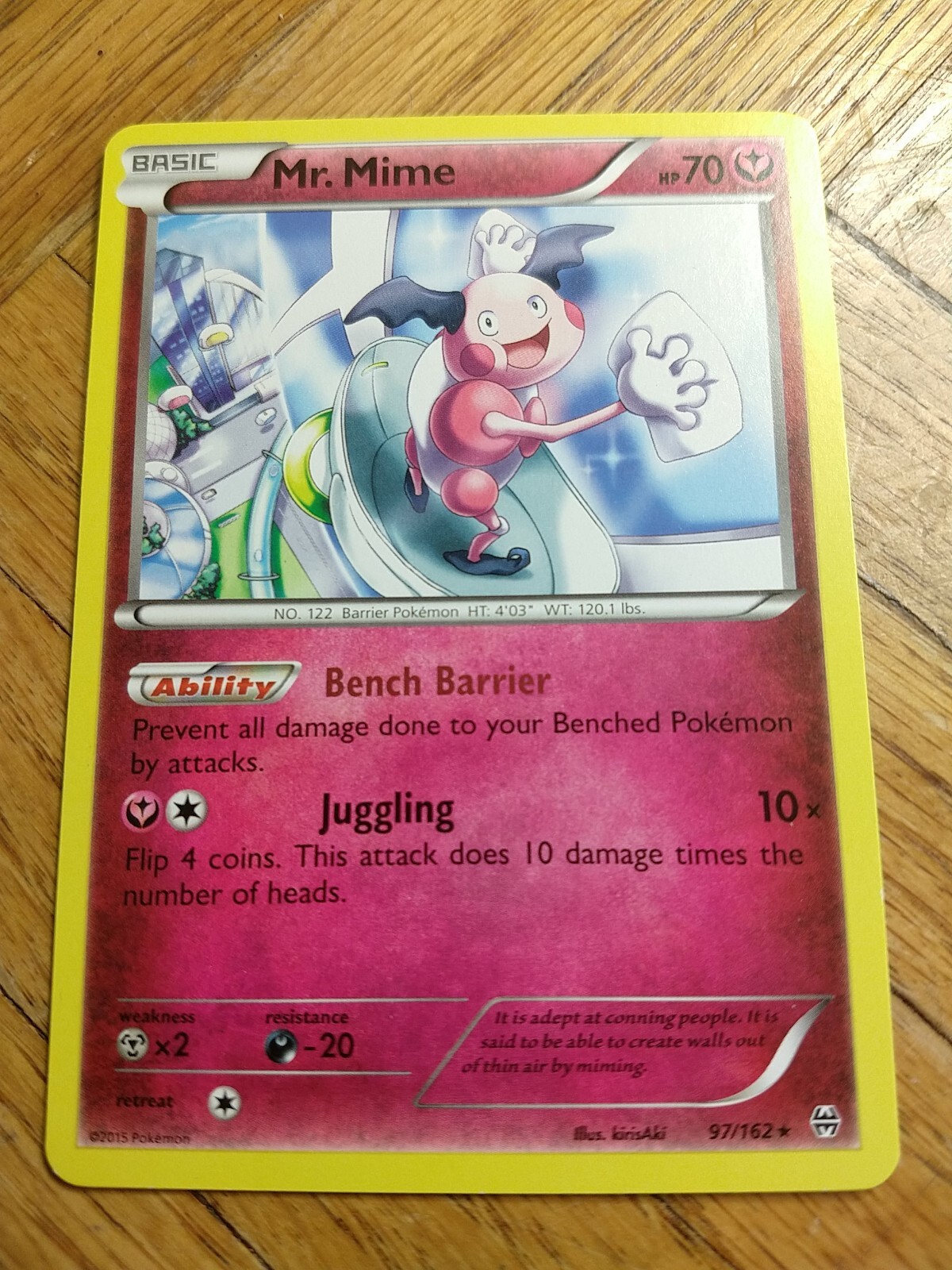 Pokémon TCG Mr. Mime BREAKthrough 97/162 Regular Rare for sale online ...