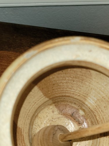Handmade Studio Pottery Michael Obranovich POT JAR Stoneware Signed - Picture 7 of 12