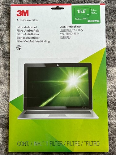 3M Anti-Glare Filter for 15.6" Widescreen Laptop (AG156W9B) - 第 1/2 張圖片