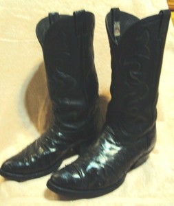 used ostrich boots
