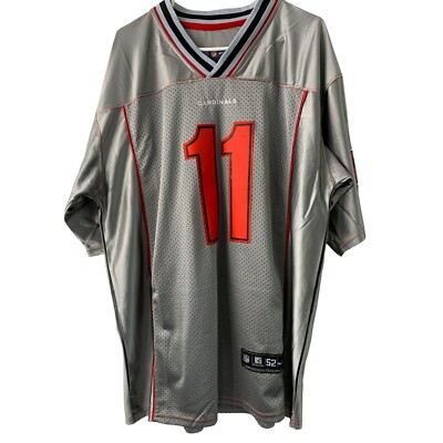 Rare Silver AZ Cardinals Nike Players 11 Fitzgerald size 52 XL