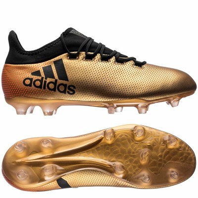 gold football trainers