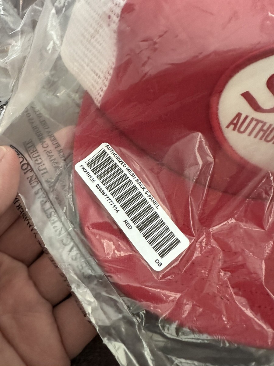 Supreme Authorized Dealer Mesh Trucker Hat Brand New FW21 RED | eBay