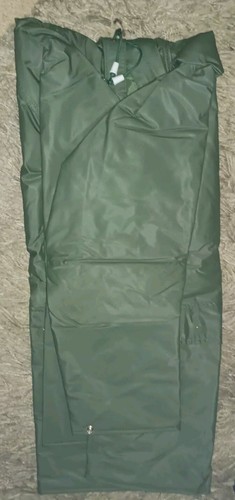 New Vintage Seaway US Camper Olive Drab 100% Waterproof Quilted Jacket Sz M - Picture 3 of 6
