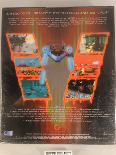 V2000 Virus David Braben PC Computer Big Box - Original New/Sealed - Picture 2 of 4