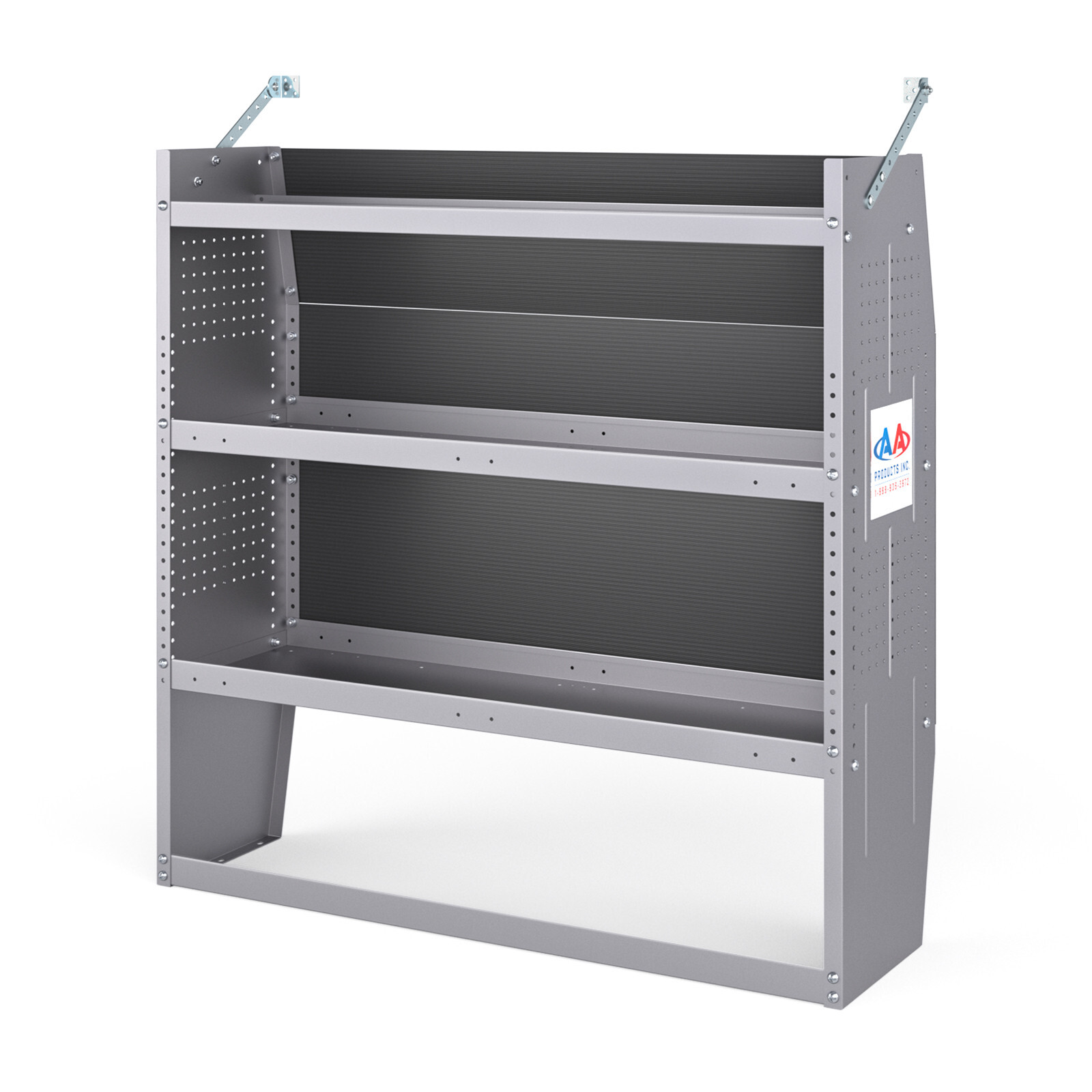 SH4304 Steel Van Shelving Storage Contoured Shelving Units 42"W x 43"H