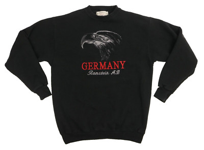 Vintage MJ Soffe Men's L Sweater Pullover Crewneck Germany Ramstein Air Base