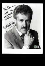ALEX TREBEK SIGNED 8X10 PHOTO BECKETT AUTHENTICATED COA JEOPARDY