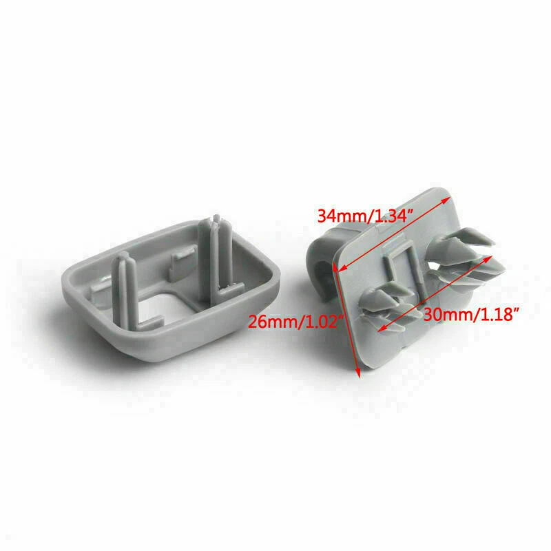 Grey Sun Visor Clip 8E0857562A fit for Audi A3 A4 A5 Q5 A7 B6 B7 B8 S4 S5 Foto 4 de 4