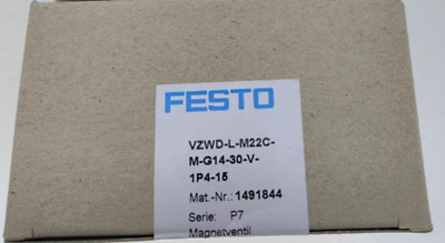 NEW Festo Brand new ones Valve VZWD-L-M22C-M-G14-30-V-1P4-15 1491844