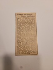 Cy Williams Phillies SLuggin Record Babe Ruth 1924 Baseball Panel