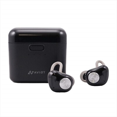 AVIOT TE-D01d Bluetooth Earphone Perfect Wireless Black Japan NEW