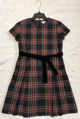 crewcuts christmas dress NWT J Crew Crewcuts Girls Size 7 Tartan Plaid Dress Christmas Holiday Red NEW