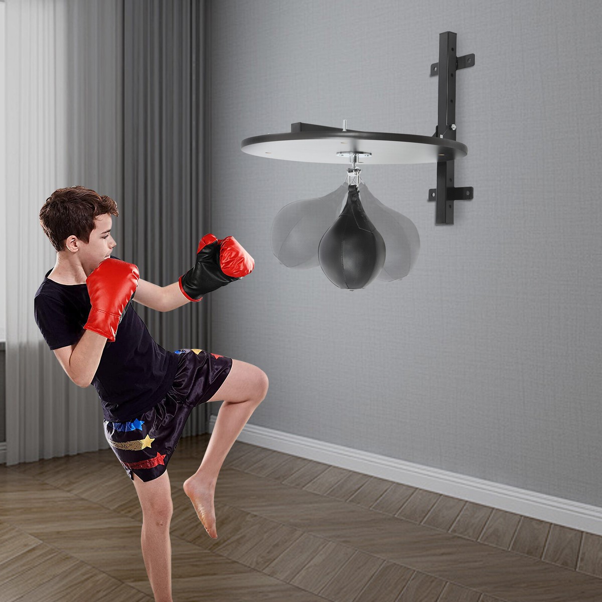 Speed Bag Platform Kit, Gym Heavy Duty Boxing Training Equipment w