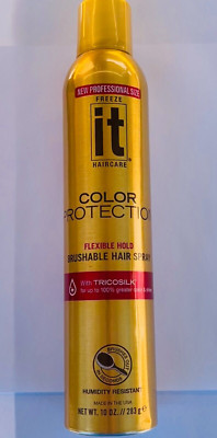 Freeze It Haircare Color Protection Flexible Hold Brushable Hair Spray ...