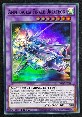 URSATRON Super Rare Final Admiral auf Italienisch BODE-IT040 YUGIOH