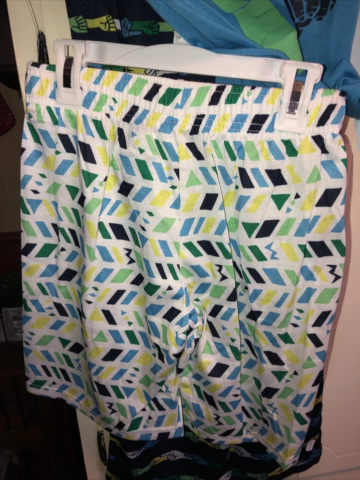 男孩 3 件套睡衣套装 M 中号 8 / 10 梦幻手语 Pjs 全新 — 第 4/4 张图片