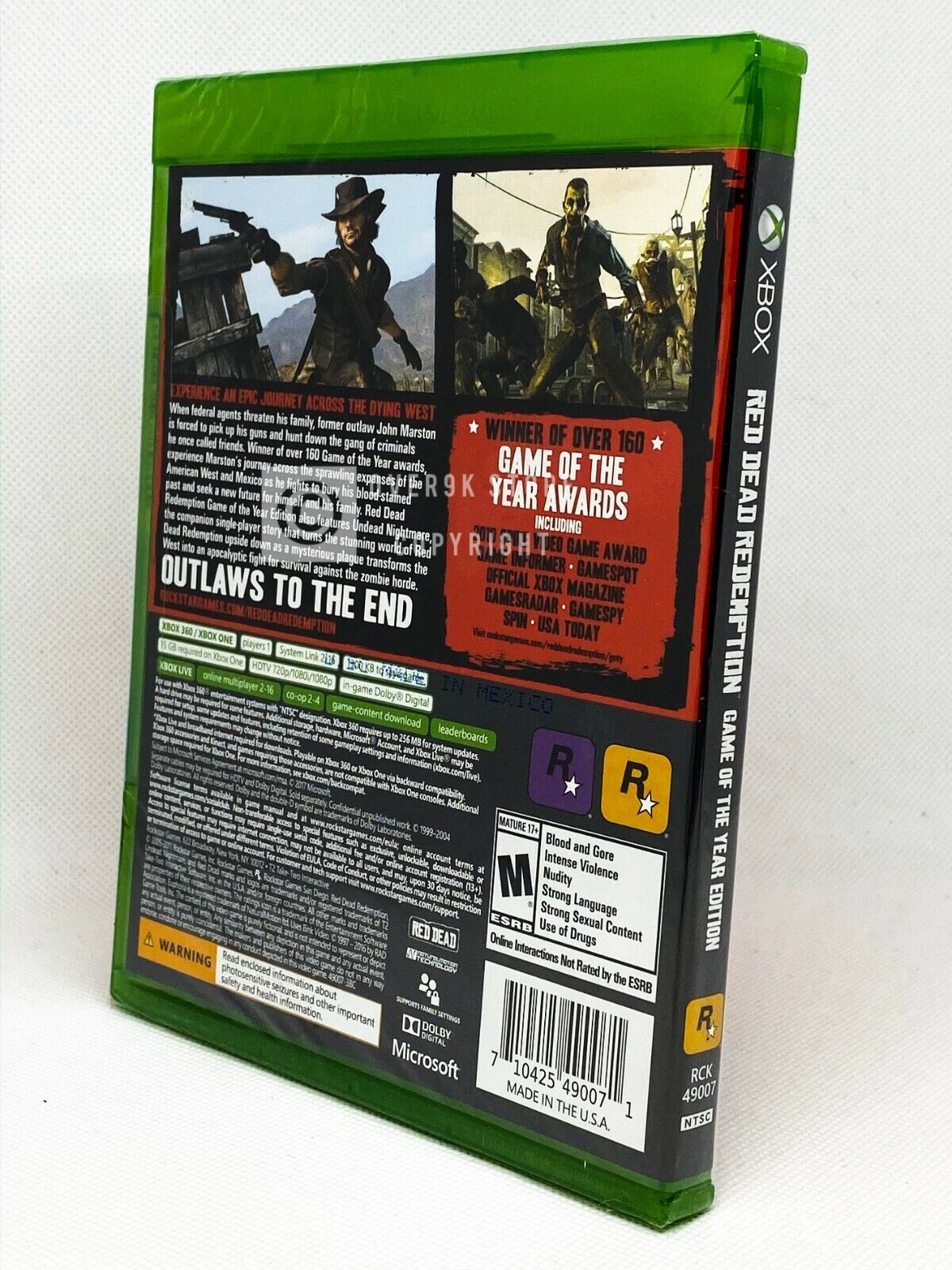 Red Dead Redemption Game of the Year Edition Xbox 360 Xbox One Brand New