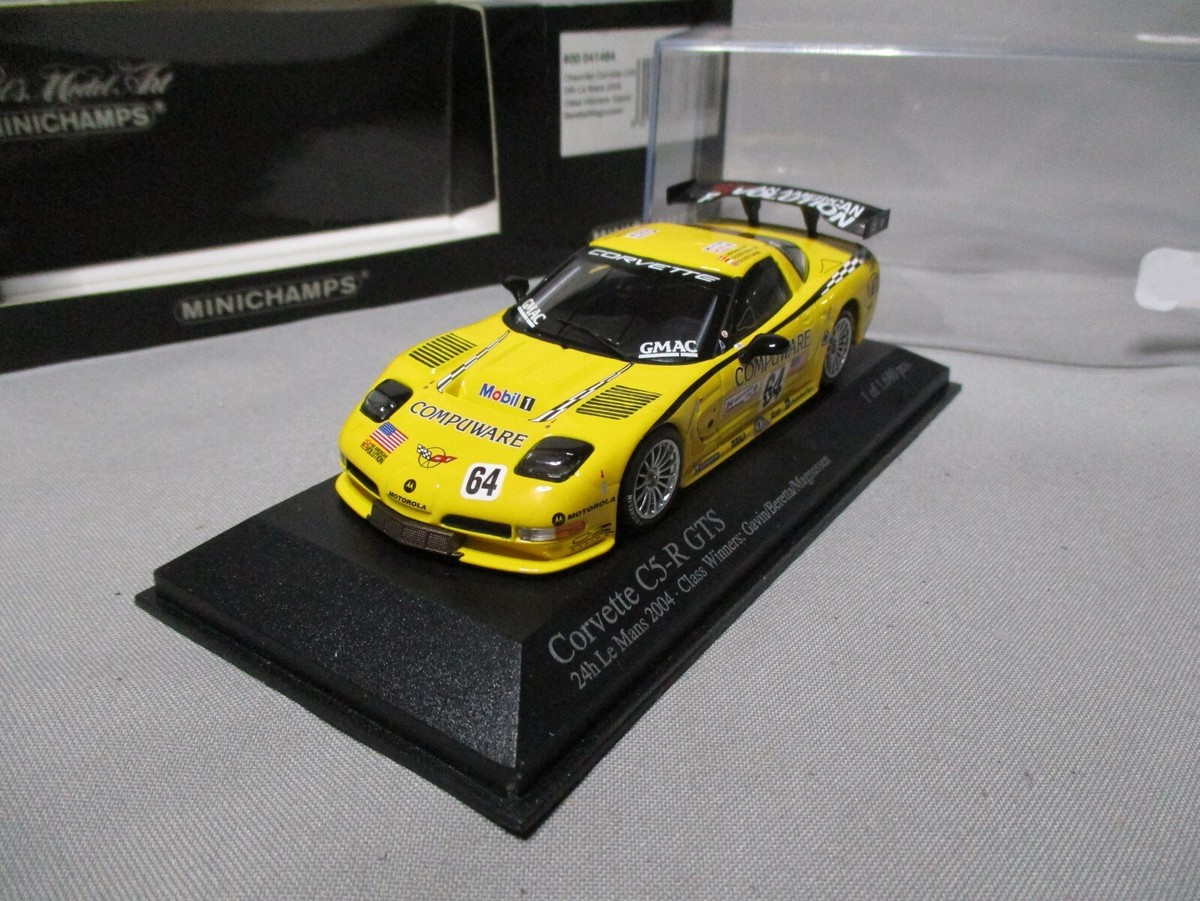 minichamps corvette c5-r gts 24 heures du mans2002 1/43