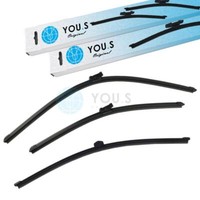 You.S Scheibenwischer WischerbläTter Wischer SET Vorne+Hinten FüR Audi Q7 (4MB)