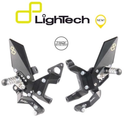 LIGHTECH VERSTELLBARE RÜCKTRITTBRETTER GELENK DUCATI PANIGALE 1299 2015-2017