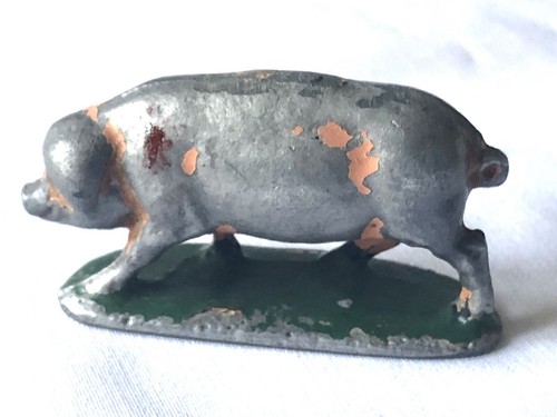 Lot Figurines Quiralu Animaux De Ferme – Aluminium, Années 1960, Bel état