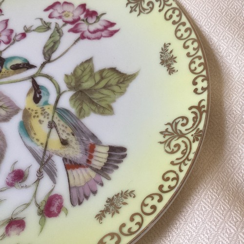 Vintage Bavaria 1940’s 1950’s? Multicolor Decorative Wall Birds Plate 7” - Picture 5 of 10