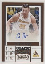 2017-18 Panini Contenders Draft Picks College Alec Peters #73 Auto 2u3