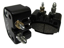 MCP Mini-Lite Hydraulic Brake Caliper for Dual Braided Brake Line Kart Sprints