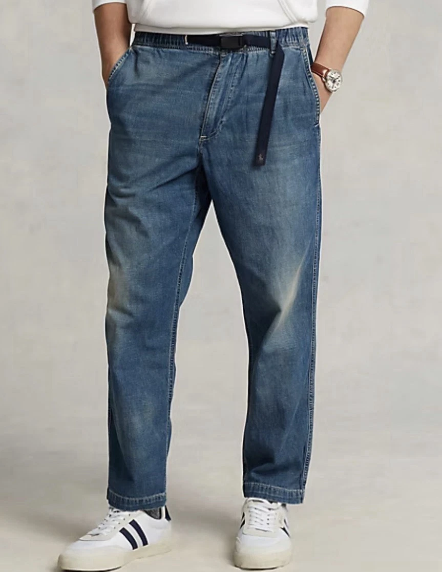 Ralph Lauren Polo Trailster Relaxed Fit Hiking Inspired Jeans Men Large 36x29