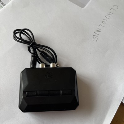 Bluetooth 5.3 drahtloser Empfänger NFC Audio Adapter AUX 3,5 mm HIFI Stereo Musik UK