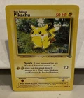 Pokémon TCG - PIKACHU - 60/64 - UNLIMITED - JUNGLE 1999 - WOTC - VINTAGE - LP/NM