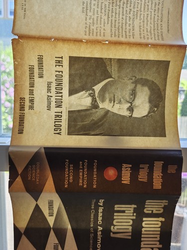 (CB3) The Foundation Trilogy by Isaac Asimov 1951 HCDJ Book Club Edition Misprin - Picture 10 of 17