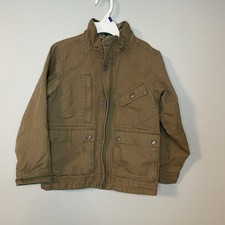 L.L. Bean Kids Chore Jacket Size 54 Boys Small Farm Spring Cameo