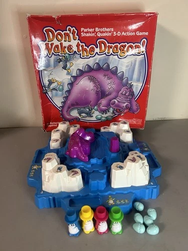 Vtg Don't Wake the Dragon Board Game 1986, Parker Brothers Working  Read Descrip