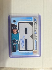 2022-23 SP Game Used THOMAS BORDELEAU Draft Day Marks /35 “R” San Jose Sharks