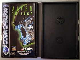 Alien Trilogy for Sega Saturn Original Case with Manual- No Game