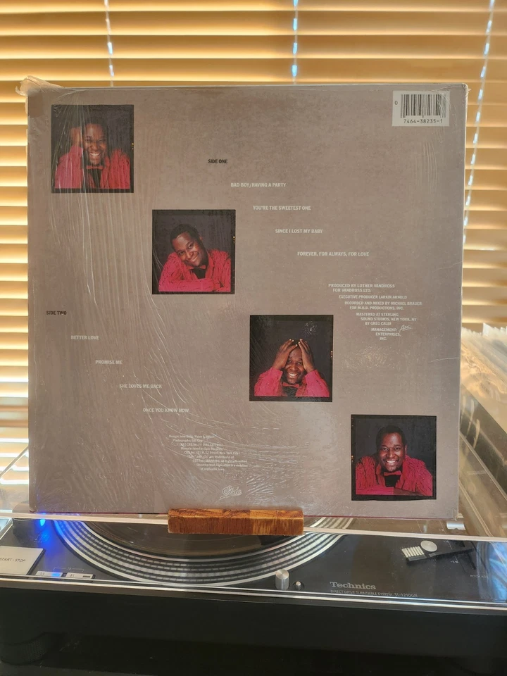 Luther Vandross, Forever For Always For Love, 1982 1st Epic Stereo, VG+/VG+ - Image 2 of 4