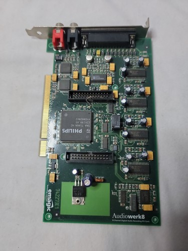 eMAGIC AW8 I2/O8 AUDIOWERK 8 CHANNEL DIGITAL AUDIO RECORDING PCI CARD # GK7473