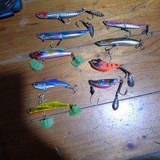 Sega Sonic the Hedgehog Jigging Lure Set for Light Shore Fishing, Used