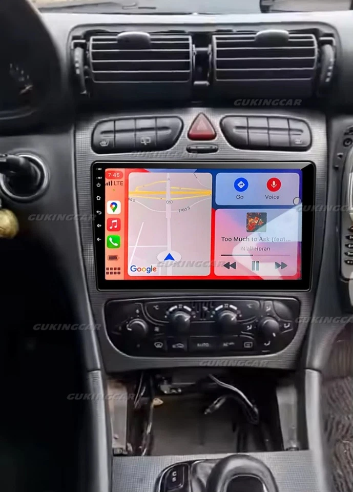 64GB Car Radio Stereo For Mercedes Benz C Class W203 CLK W209 GPS NAVI Carplay - Imagem 3 de 4