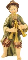 Krippenfiguren Musiker Dudelsack 8 Cm Polyresin Deko Set
