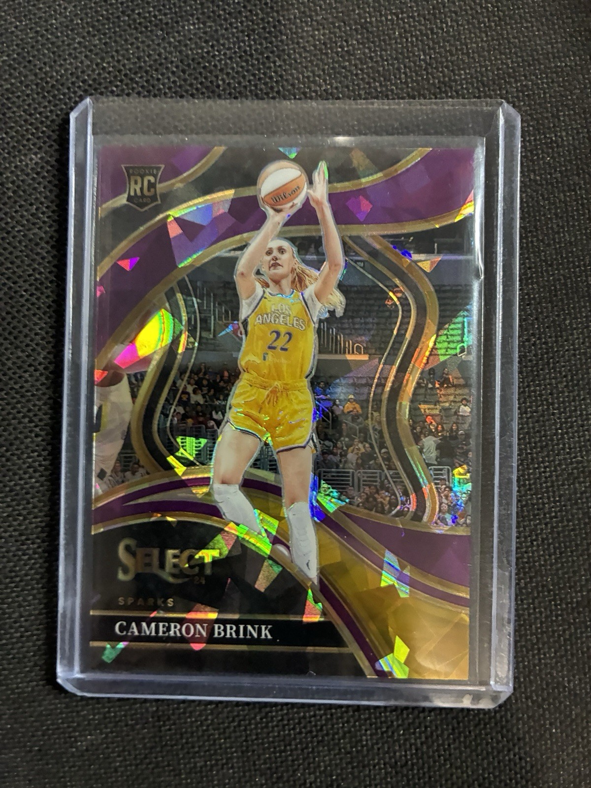 Cameron Brink 2024 Select WNBA #228 Courtside Purple Ice Prizm /149 RC Sparks