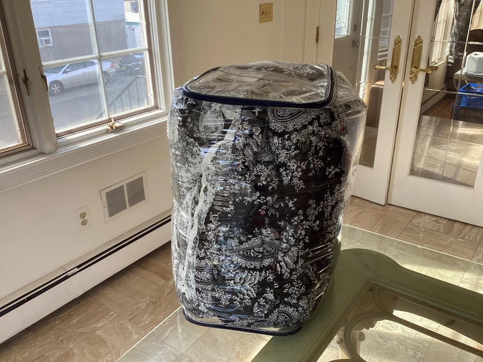 RARA Tommy Hilfiger WINDING LANE EDREDÓN DE GRAN TAMAÑO FALDA DE CAMA ETC DESCONTINUADA Foto 4 de 4