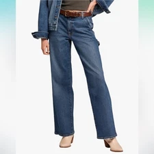 Current Elliot the Painter Wide Leg Jeans in Dunes Medium Blue size 28