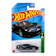 Hot Wheels Automobili Pininfarina Battista Black Hw Green Speed Mainline Hkh57
