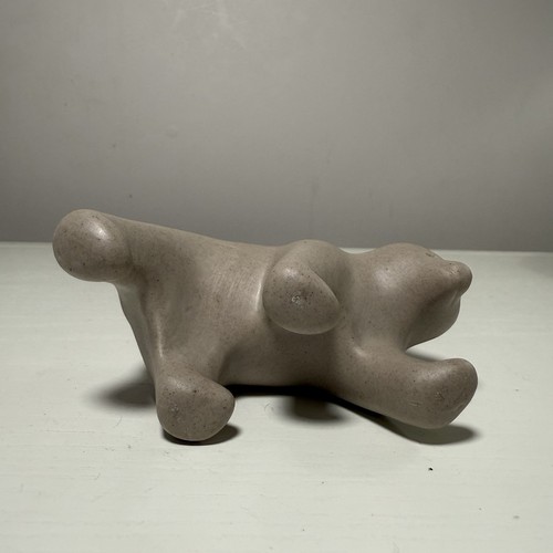 Vintage Pigeon Forge Pottery TN Walking Brown Bear USA 4"x2 1/2" Tall Tan Matte - Picture 7 of 11